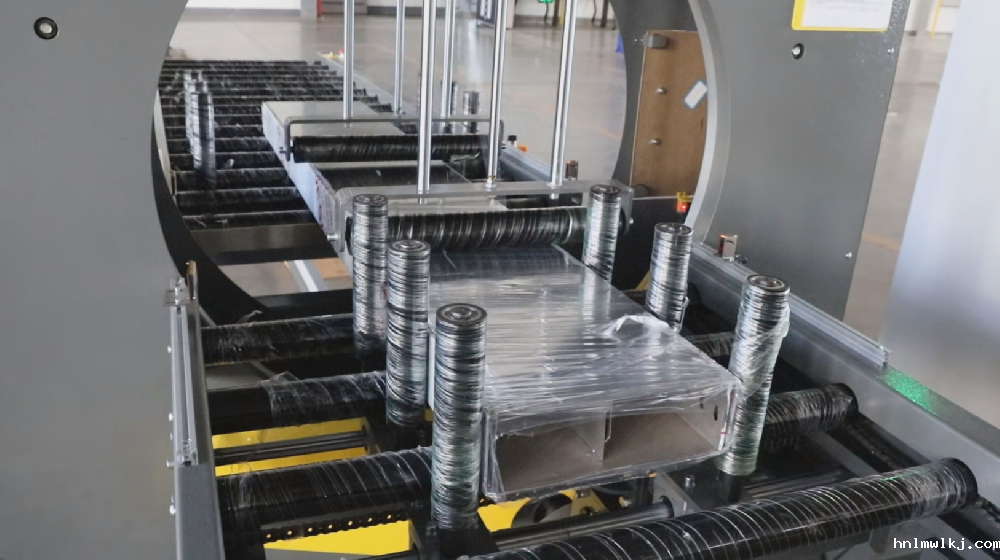 水平缠绕机:长条形货物的 “专属包装专家”